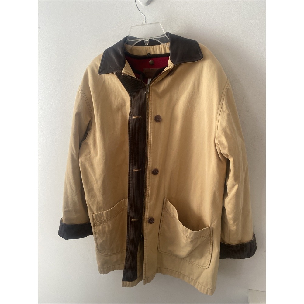 Rare Vintage Pendelton Field Jacket With Intarsia Wool Wildlife Vest Beaver Deer - Picture 8 of 16
